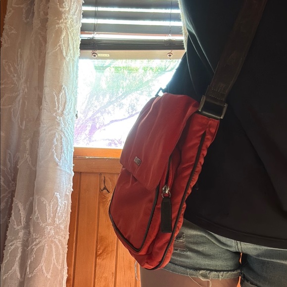 Etro Red Crossbody Bag with Structured Design - Picture 4 of 14